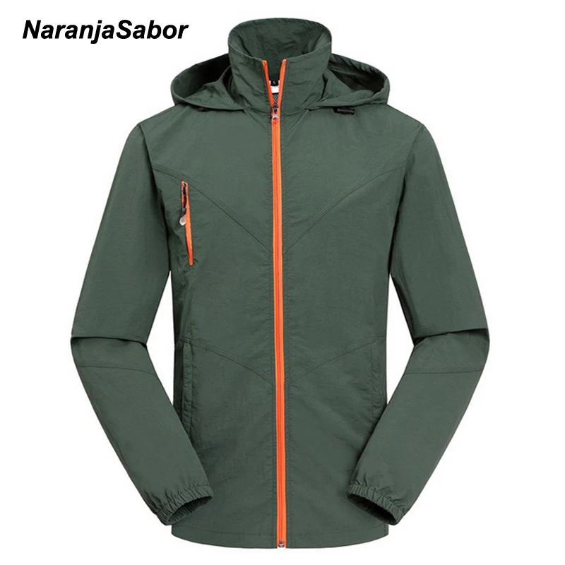 Мужская быстросохнущая куртка NaranjaSabor водонепроницаемая на весну лето 2020|men waterproof