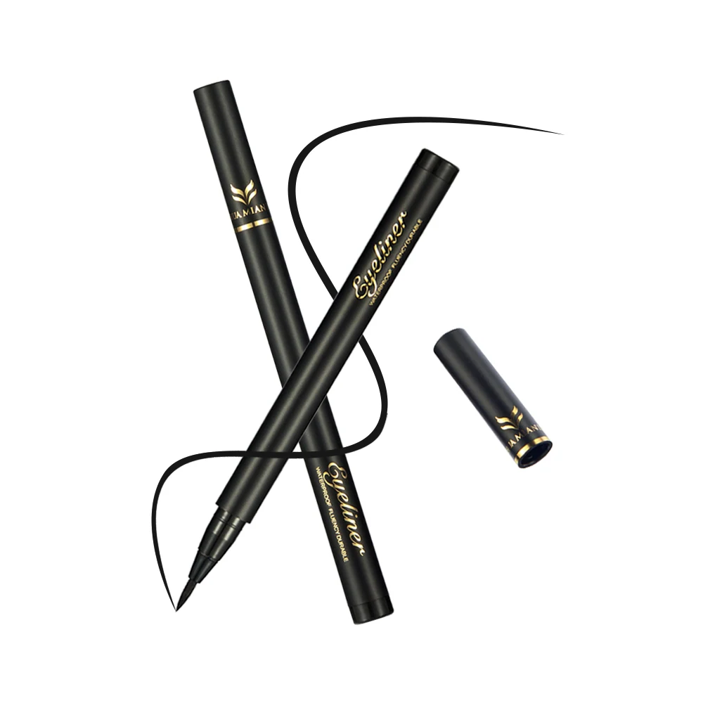 

Brand Makeup Black Brown Eyeliner Pencil Waterproof Make Up Eyeliner Liquid Makeup Eye Liner Pen