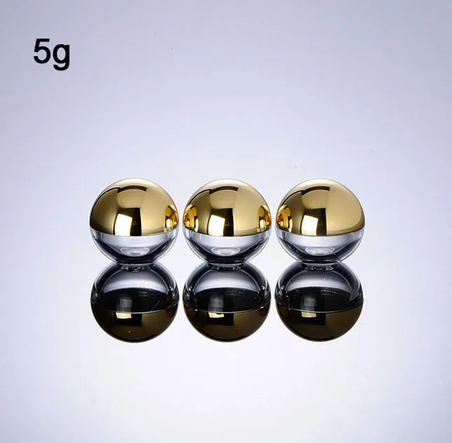 

300pcs/lot ACRYLIC 5g ball jar ,cosmetic container,,cream jar,Cosmetic Jar,Cosmetic Packaging