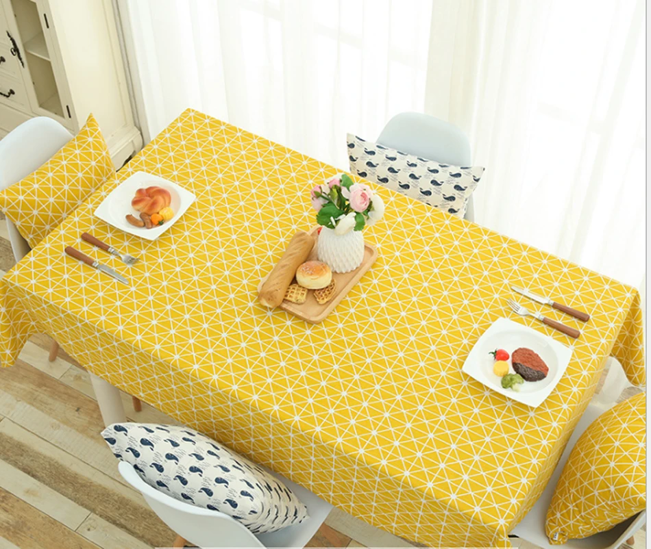 PVC Waterproof Coated Fabric Cloth Table I239 | Дом и сад