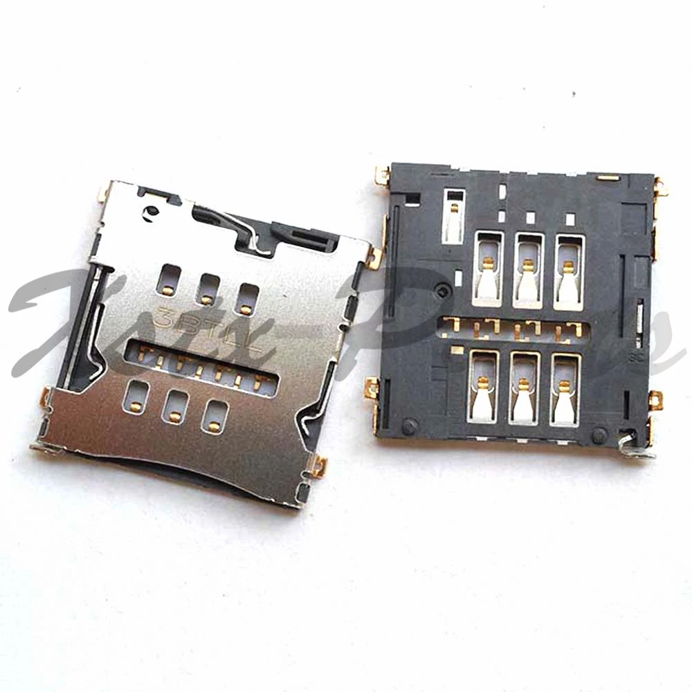 

Разъем для чтения SIM-карт 100x, слот-держатель, гнездо, запасные части для LG G2 D802 Nexus4 E960