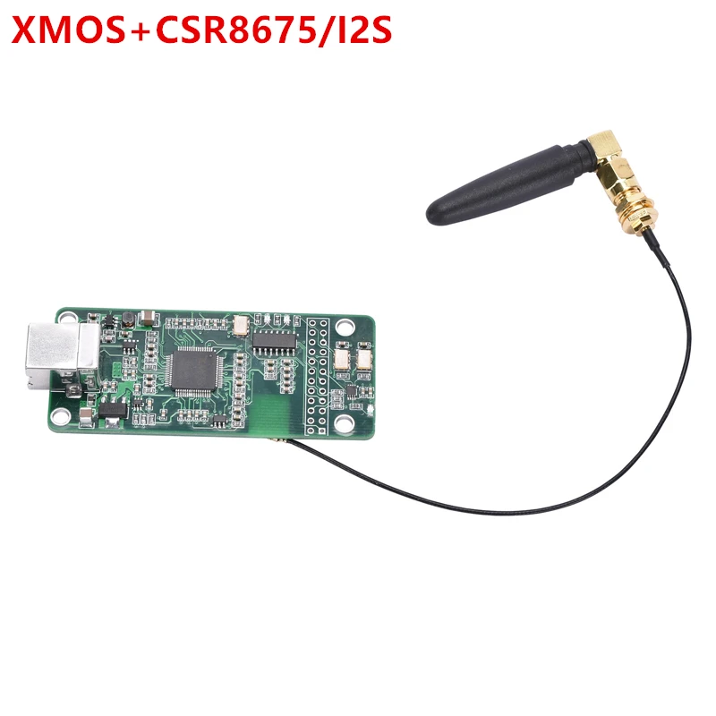 Цифровой интерфейс USB Xmos 208 + csr8675 Bluetooth 5 0 для dacAK4493 AK4499 ES9038 9018 бесплатная