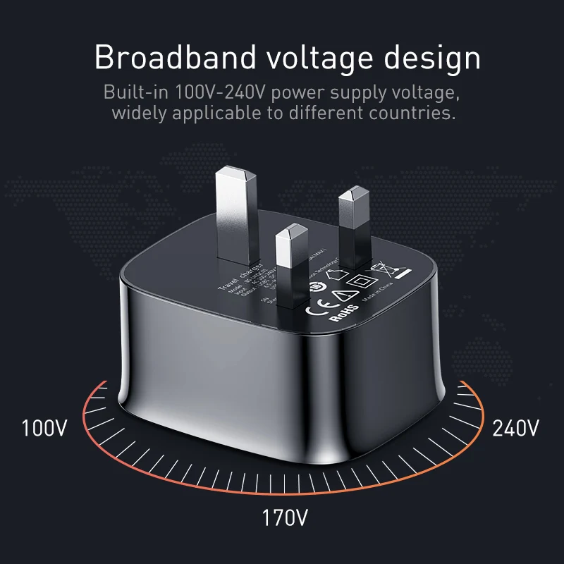 Baseus 3A двойное зарядное устройство USB Quick Charge 3,0 настенное зарядное устройство UK Plug QC3.0 быстрое зарядное устройство для samsung планшета мобильного телефона