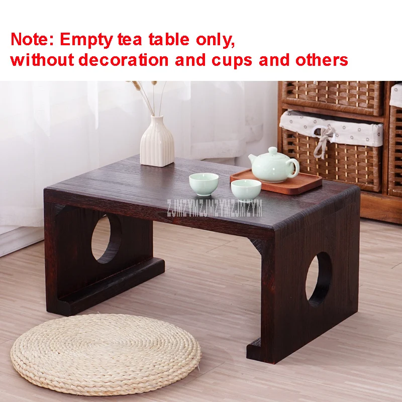 Japanese Style Tea Table Rectangle Solid Wood Antique Furniture Living Room Traditional Wooden Laptop Desk Floor Low Side | Мебель
