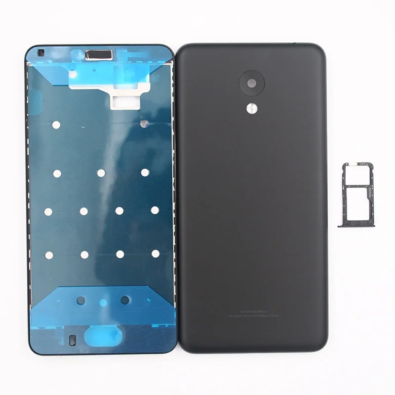 BaanSam для MEIZU M5C M710H 5 дюймовая передняя рамка задняя крышка батарейного отсека