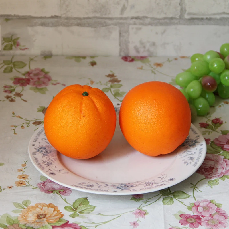 1 шт. имитация больших яблок лимонов виноград оранжевый красный вкусный яблочный