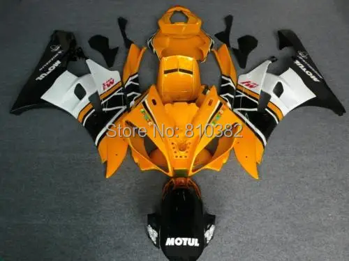 Набор обтекателей для мотоциклов YZFR6 06 07 YZF R6 2006 2007 YZF600 желто черные Обтекатели + 7