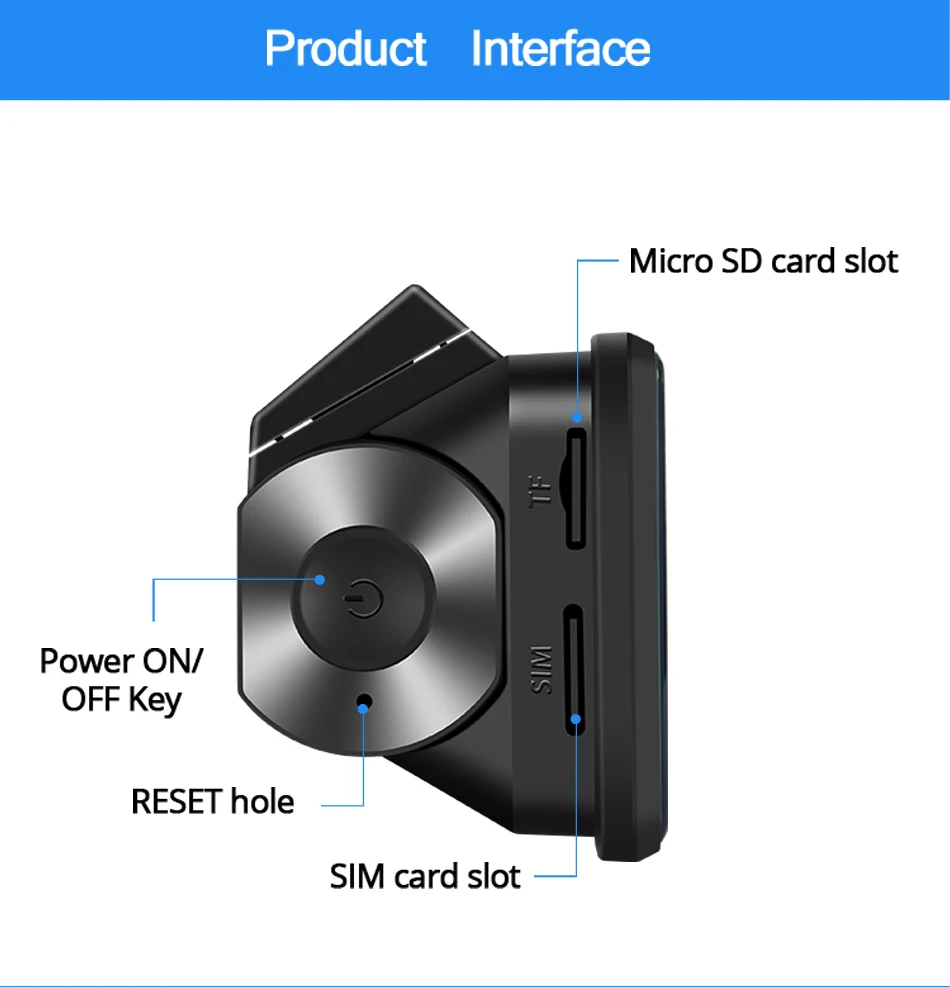 Anstar 1080P Авто регистратор Android 5,0 3g WiFi двойной объектив gps трекер видео регистратор Автомобильный видеорегистратор 512 МБ+ 4 Гб видеорегистратор камера заднего вида