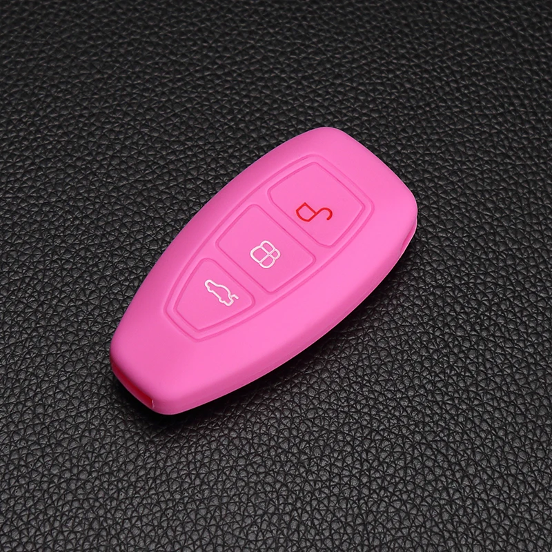 Силиконовая защитная сумка с 3 кнопками чехол для автомобильного ключа