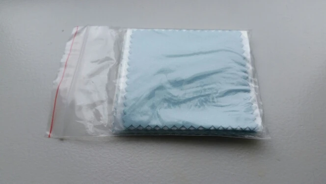 10 шт./лот оптовая продажа Бирюзовый синий цвет Серебряная Полировка чистящая