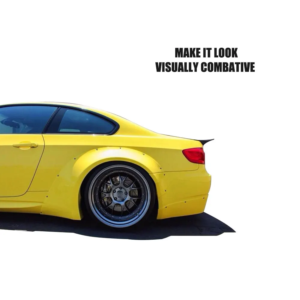 10 шт./компл. широкофюзеляжный колеса арочная крышка арок Накладка для BMW 3 серии E92