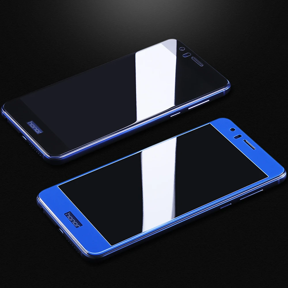 Стекло защитное закаленное для Huawei Honor 8 9 Lite View 10 7X 7C 6C Pro Full Cover Edge Safety Screen Protective For on.