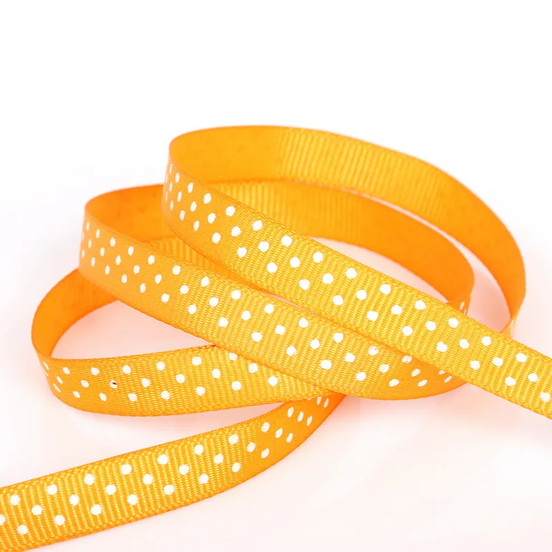 5 ярдов Высококачественная Белая корсажная лента с принтом в горошек украшение