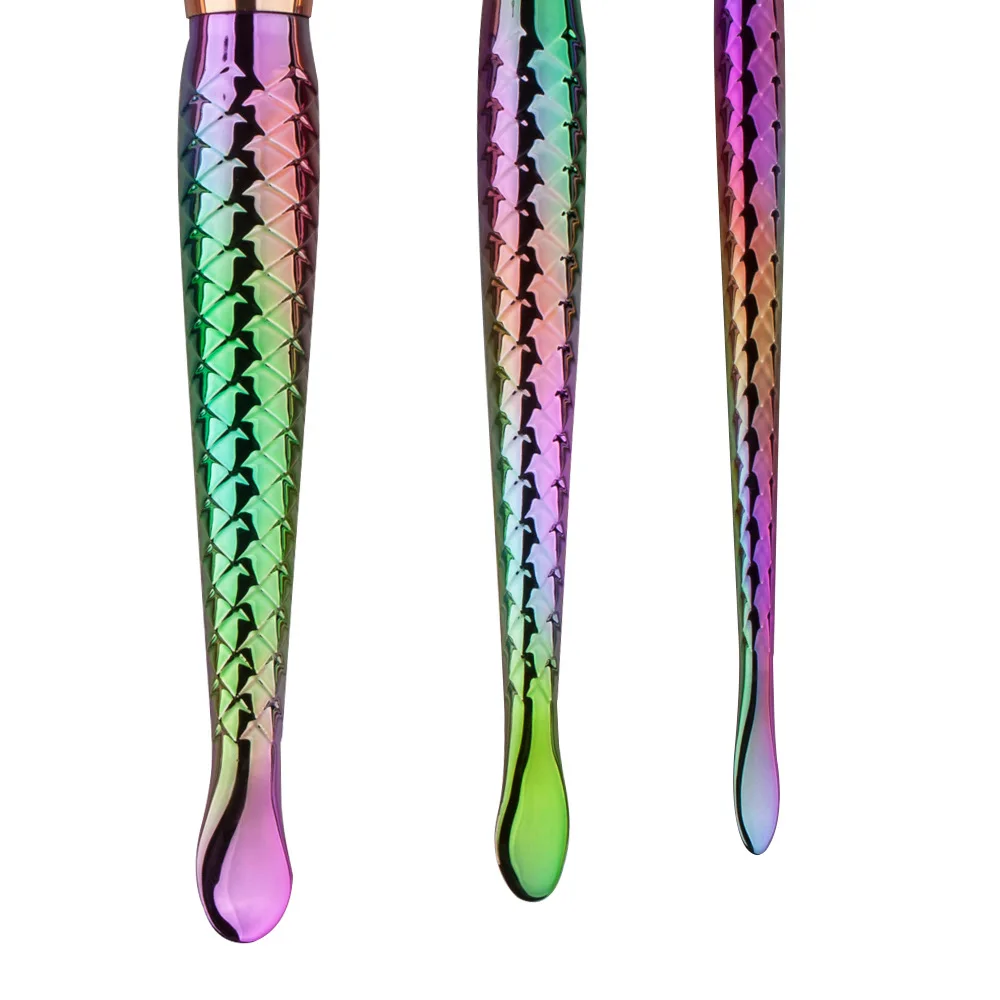 JMLR 5pcs/set Mermaid Beauty Cosmetics Foundation Makeup Brushes Set Blending Brush Make up Tool Kit set brand |