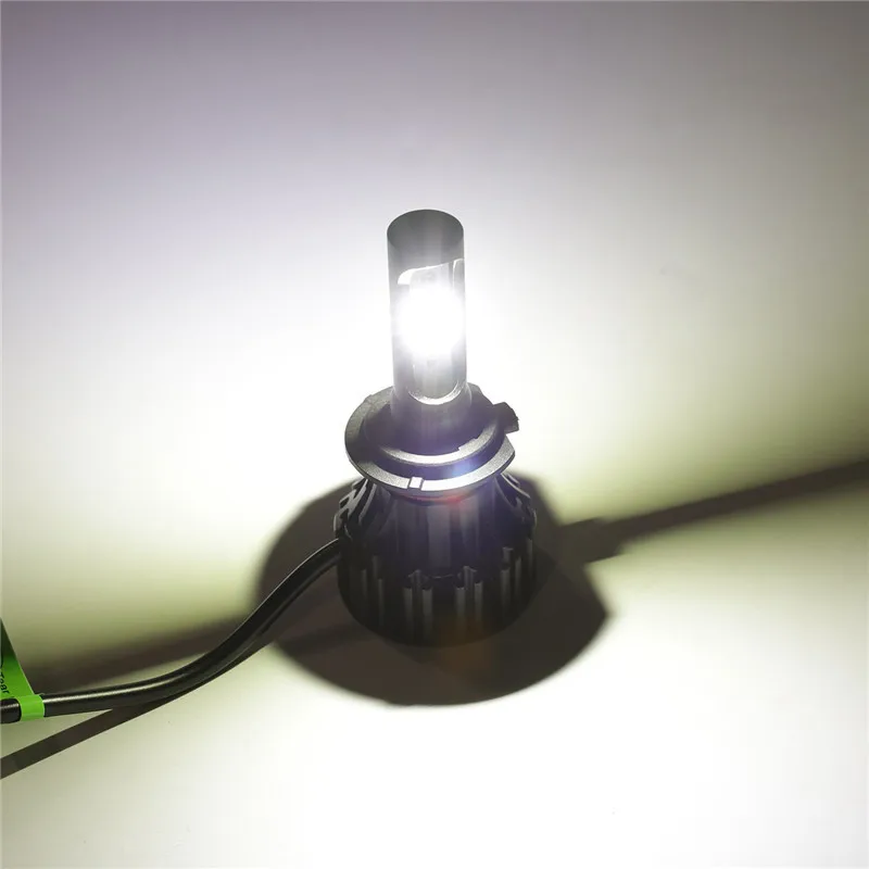 Oslamp светодиодный фары с адаптером KP 104 8000lm 72 Вт H7 один луч лампы COB чипы для