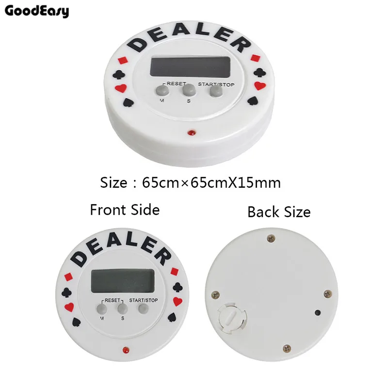 Покерный турнирный таймер Профессиональный цифровой дилер и круглый Бесплатная