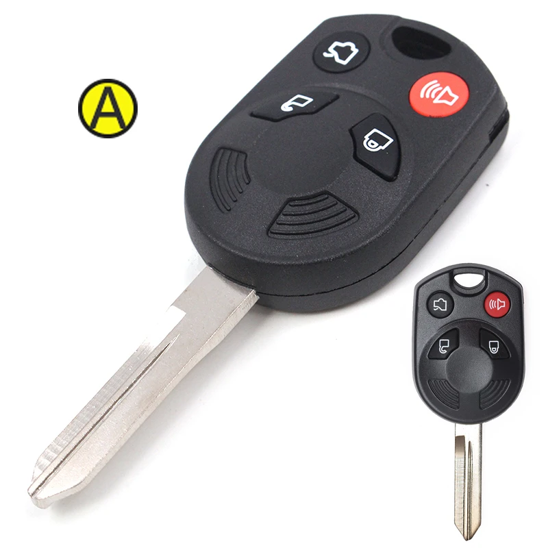KEYECU 1x / 2x for Ford Edge Escape Lincoln Aviator MKS Mazda Tribute Mercury Car Key Shell Case Fob 3+1 4 Button | Автомобили и
