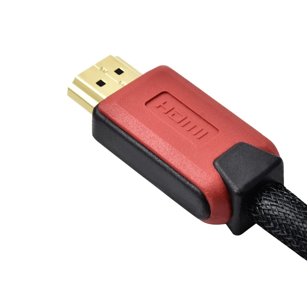 Совместимый с HDMI кабель 2 0 3 м 4K 60 Гц HDCP 28AWG шнур нейлоновой сеткой (медный