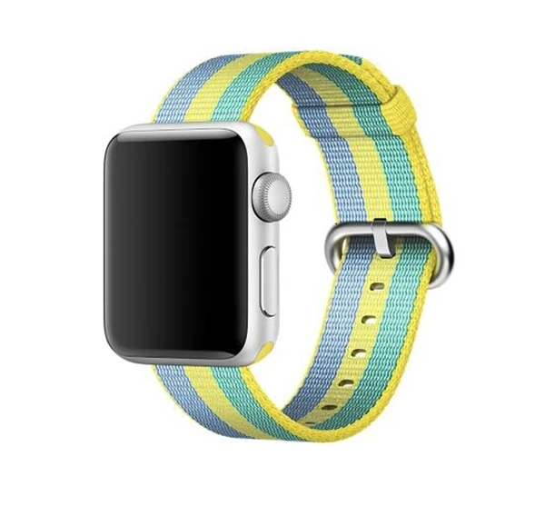Новейший тканый нейлоновый ремешок для часов iWatch Apple Watch Спортивная петля браслет 38 мм 42 мм 40 мм 44 мм Серия 1 2 3 4 серия 5