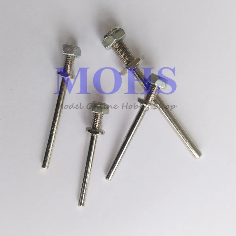 2 шт./лот Высококачественная ось из нержавеющей стали вал шасси колеса M6 4 мм M8 5