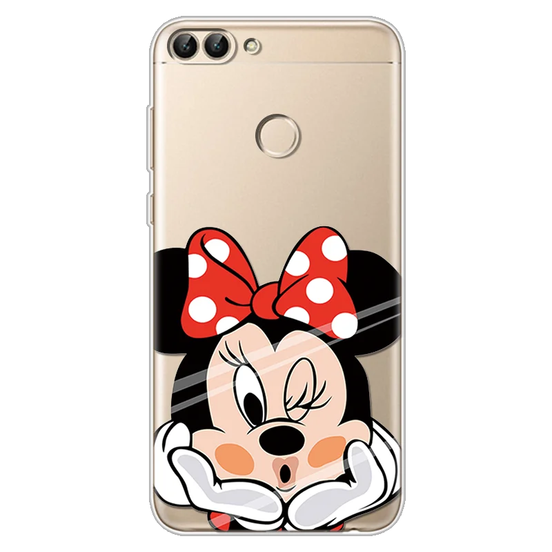mini ТПУ силиконовый чехол для huawei P, умный чехол, чехол для huawei Psmart, защитный бампер для huawei Enjoy 7 S, чехол для телефона - Цвет: mini