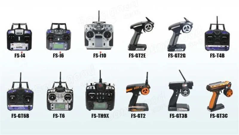 Приемник FlySky FS-R6B 2 4 Ghz 6CH RC AFHDS FS R6B Для i6 i10 T6 CT6B TH9x | Игрушки и хобби