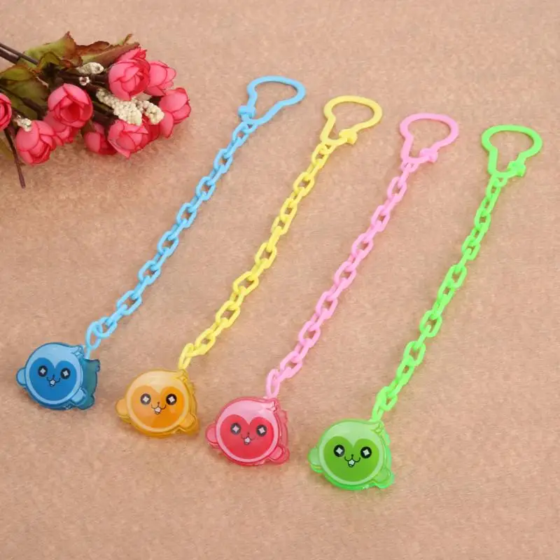 Детские соски зажимы цепи младенческой держатель для мультфильм обезьянка