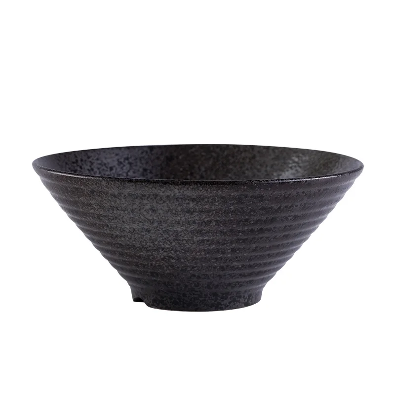 

ANTOWALL Japanese-style ceramic ramen soup bowl cuisine tableware bowl household restaurant flavored 8inch instant noodle bowl