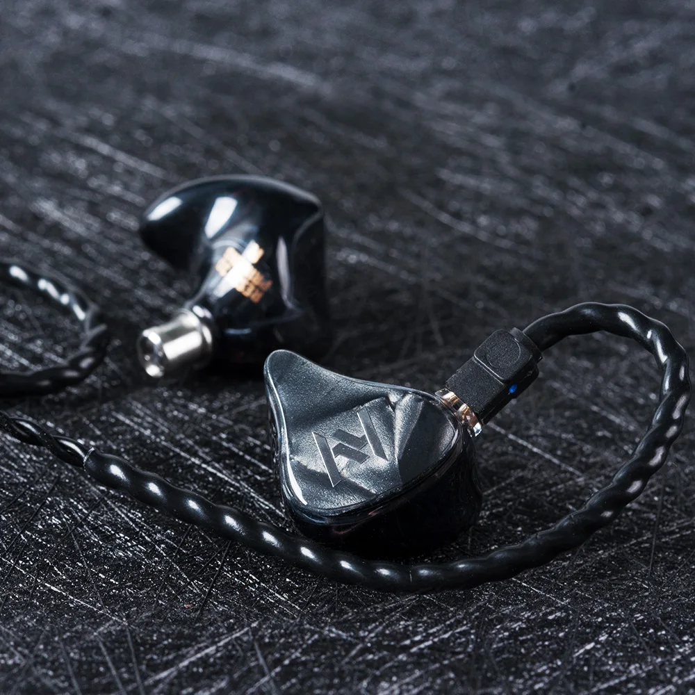 Yinyoo ASH наушники 1DD + 1BA гибридные в ухо монитор HIFI 0 78 мм 2 pin Сабвуфер DJ Спортивная