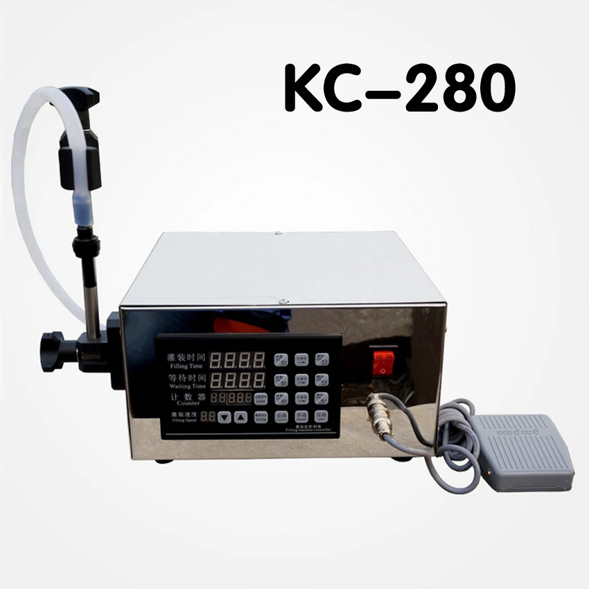 

1 PC KC-280 Electric CNC Semi-Automatic precision liquid filling machine filling machine corrosion NC