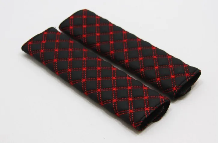 

2 Pieces car-styling Car Safety Belt Shoulder Pad Cover Seat Belt Strap Soft Shoulder Pads Cover Cushion Harness Pad Protector