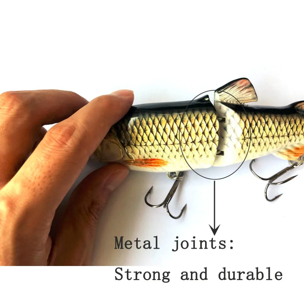 Оптовая продажа Glide плавание Swimbait 7 дюймов 68 г жесткая приманка 2 секция соединены