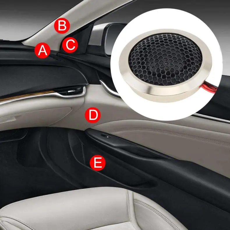 Высокоэффективный купольный мини динамик 1 пара 5 дюйма 150 Вт алюминиевый сплав