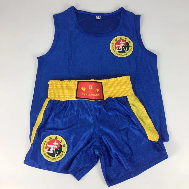 Боксерские шорты MMA Muay Thai штаны для кикбоксинга трусы Sanda Wushu Kungfu детей и мужчин |
