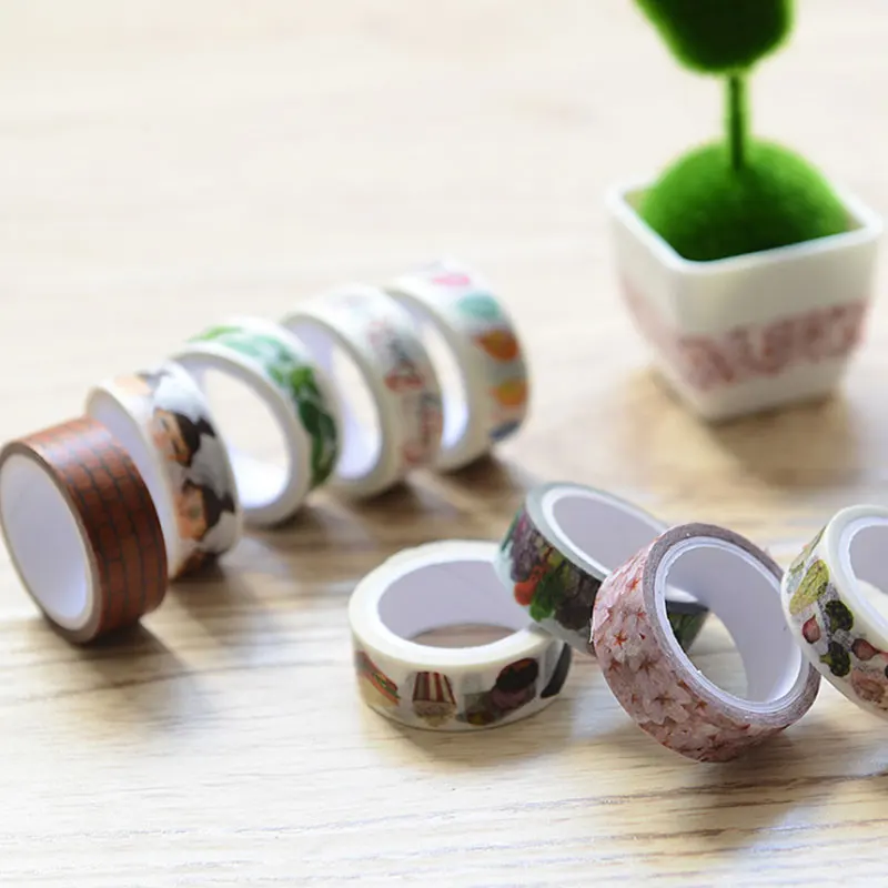 1.5cm*5 m Beautiful girl cartoon washi tape photo album Scrapbook Adhesive animal decorative diy Handmade Gift Card tool | Дом и сад