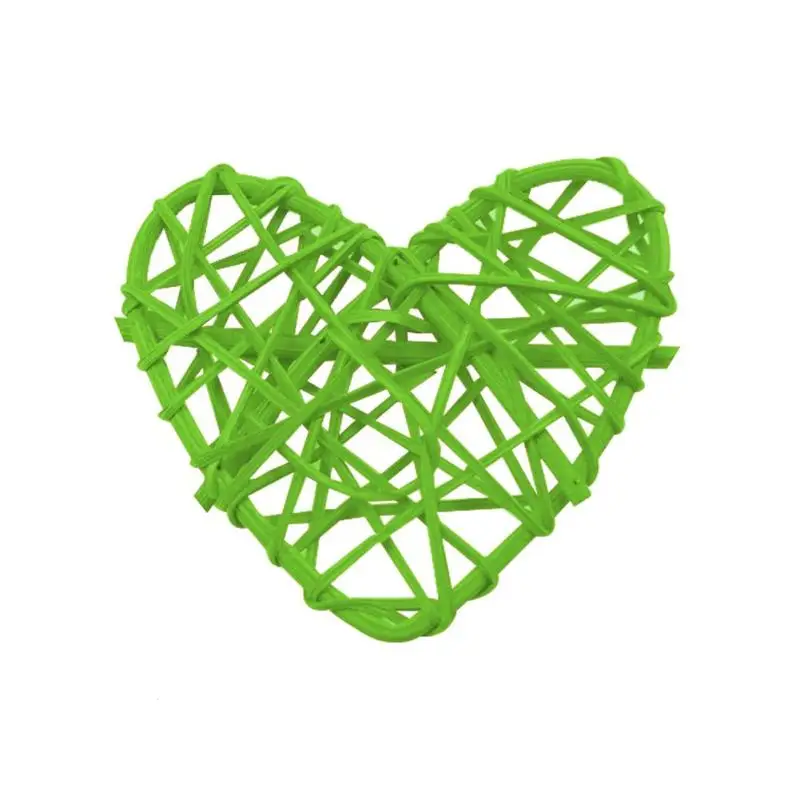 Красочные ротанга сердце сепактакрау DIY мяч Главная Рождество День рождения