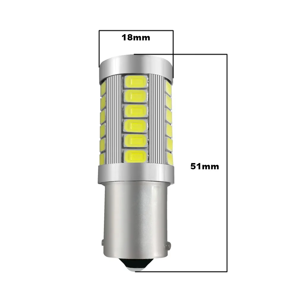 Сигнальный фонасветильник 1156 p21w led canbus BA15S светодиодный стоп сигнал s 12 В
