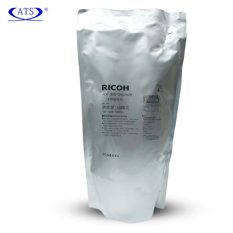 Оригинальный 1 кг черный тонер порошок для Ricoh CP6210D MP 7001 8001 1350 6502 907 копир запасные