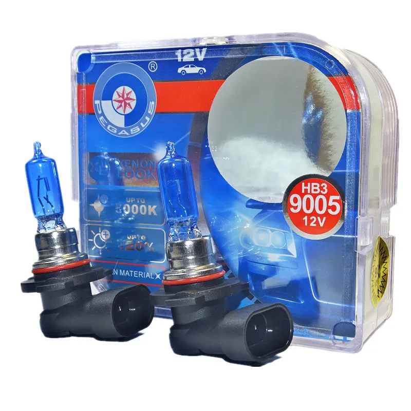 2x HB3 9005 100W 5000K белый супер яркий ксеноновая лампа автомобилей головной светильник