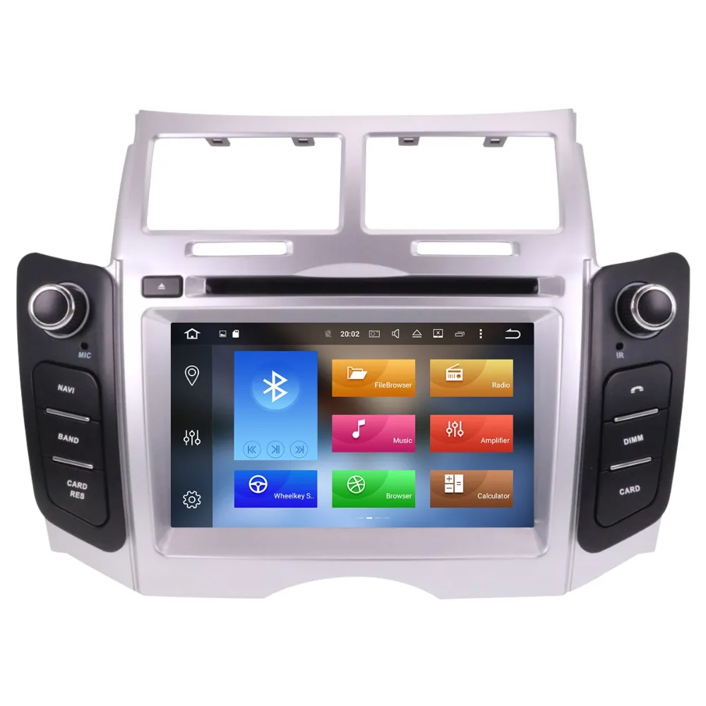 2din Android 8 1 автомобильный стерео радио головное устройство gps для Toyota Yaris 2005 2006 2007 2008