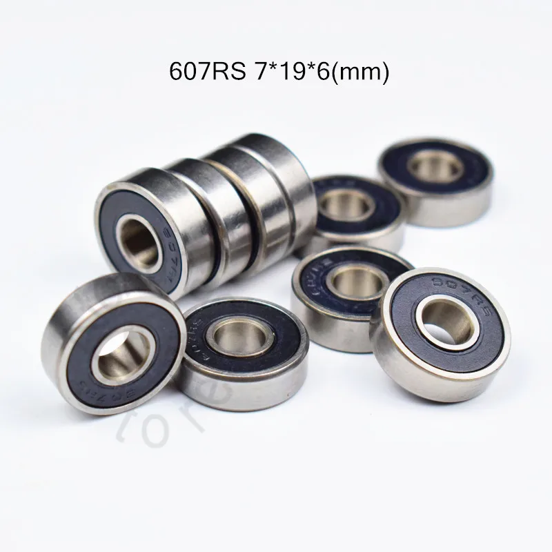 607 607RS 7*19*6 (мм) 10 штук Бесплатная доставка подшипник ABEC-5 шт. ЗАГЕРМЕТИЗИРОВАННАЯ
