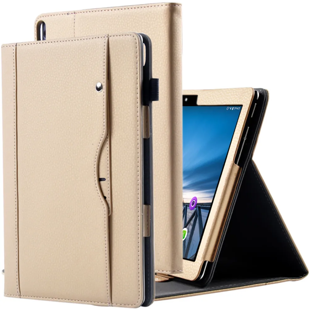 Smart Solid Flip Stand PU Leather Adjust Case Cover For Lenovo Tab P10 (TB-X705F/L) 10.1'ɺrmband Business Tablets&ampe-Books |