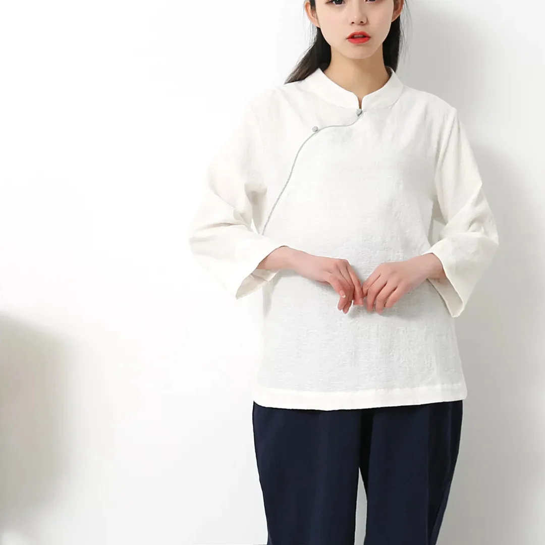 Весенняя Новинка ретро Театральный Костюм с пуговицами китайская тонкая