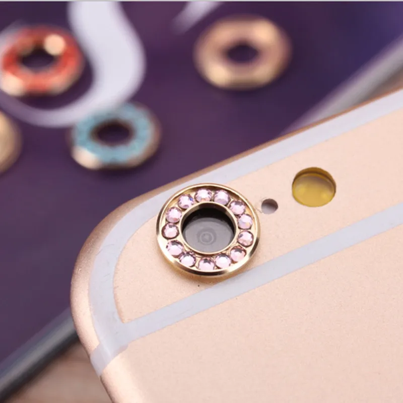 

10pcs Bling Back Camera Protector Ring For iPhone 6/6s Crystal Shining Lens Protective Guard Circle Mobile Phone Accessories