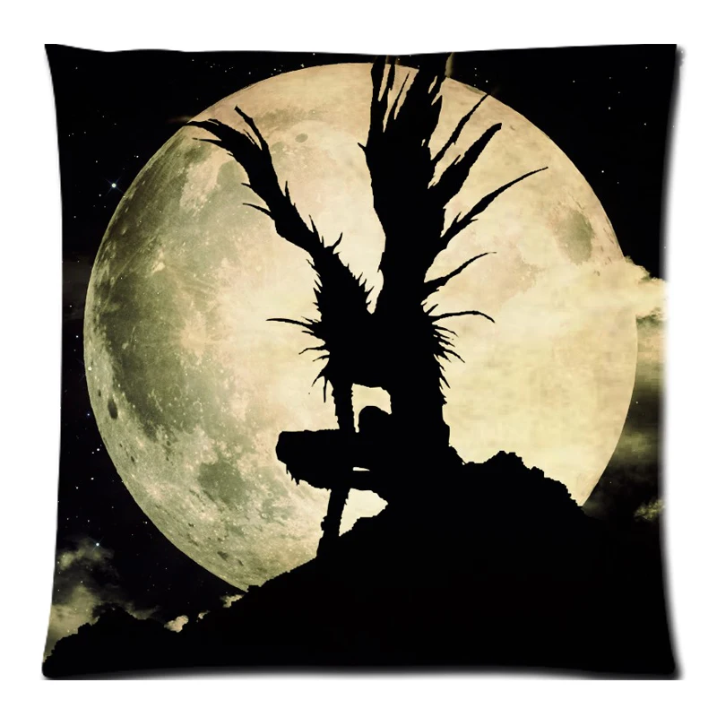 Чехол наволочка из хлопка и льна с принтом в виде дьявола Луны|cushion cover|cushion cover