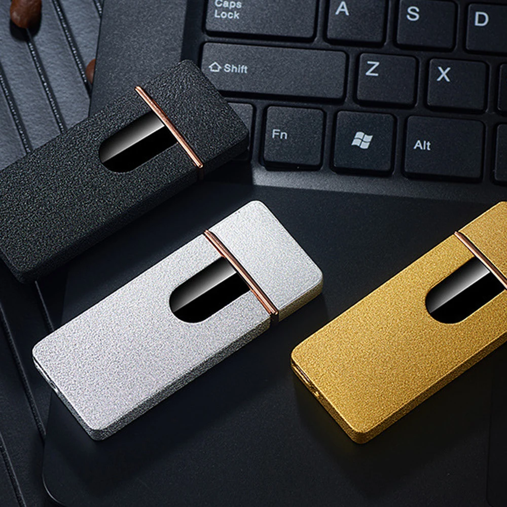 1 шт. зажигалка с USB зарядкой сенсорный переключатель сигареты для курения
