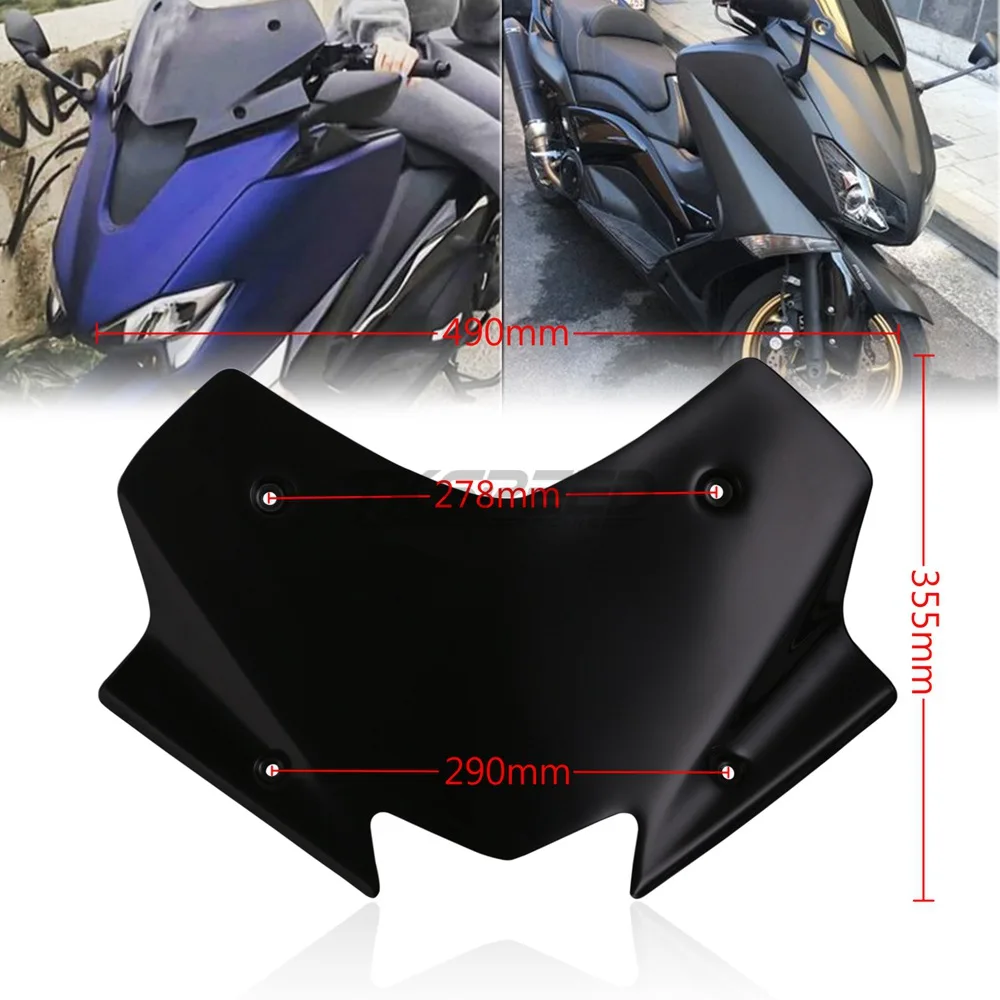 Козырёк ветрового стекла мотоцикла для YAMAHA TMAX 530 TMAX530 T MAX 2014 2019 MAX530 SX DX|Козырьки от