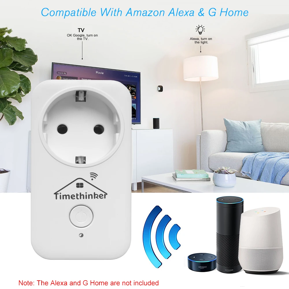 Timethinker 3 шт умный Wi-Fi розетка EU US AU Вилки UK для Apple Homekit Siri Alexa Google Home Дистанционное Управление розетки