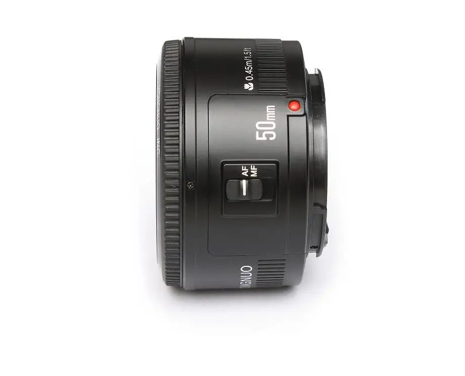 YONGNUO объектив YN50mm f1.8 YN EF 50 мм f/1 8 AF YN50 диафрагма Автофокус для Canon EOS 60D 70D 5D2 5D3 600d DSLR