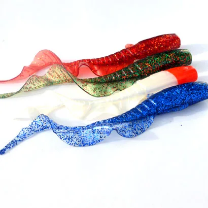 

WLDSLURE Hot Sale 4pcs/lot Soft fishing lure 12cm/13g Large -tailed mermaid lures soft bait